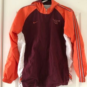 virginia tech nike windbreaker